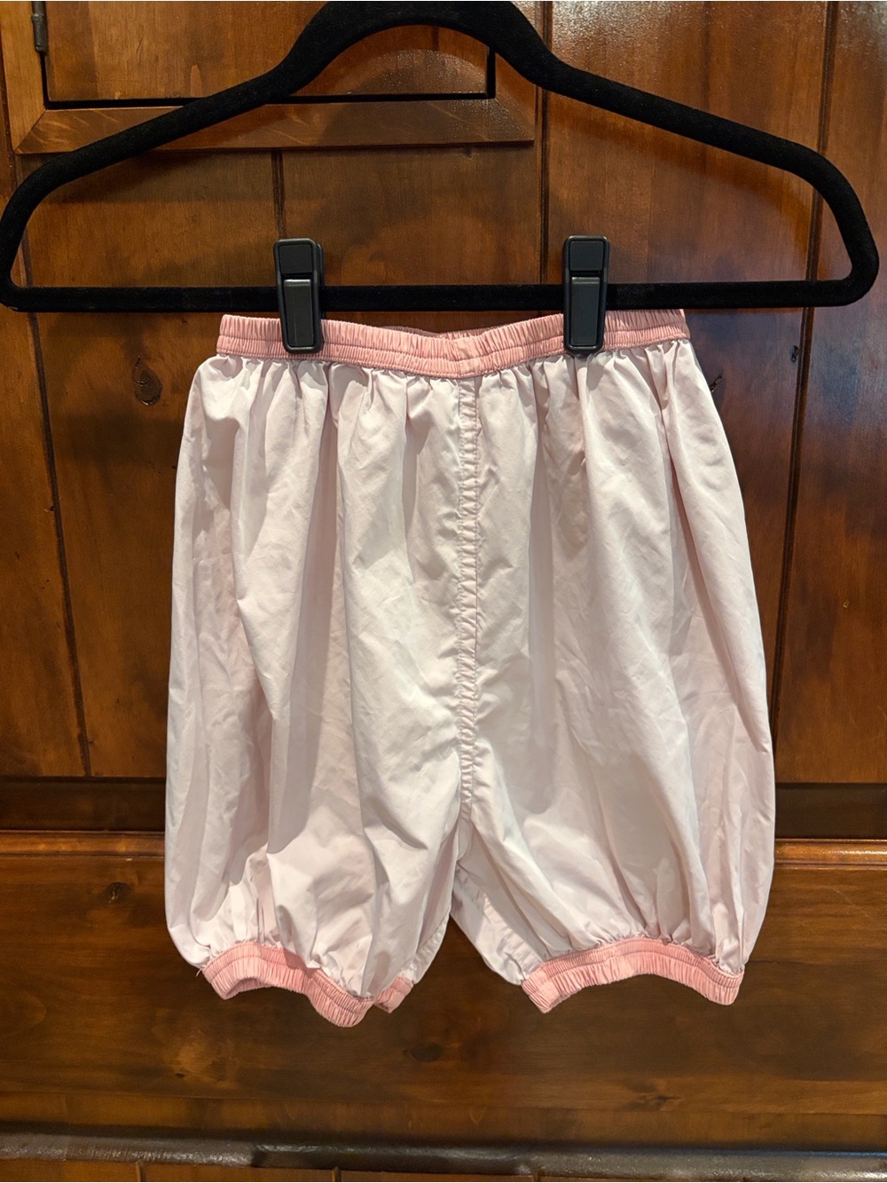 🩰 Bullet Pointe Women’s Light Pink Reversible Parachute Dance Shorts